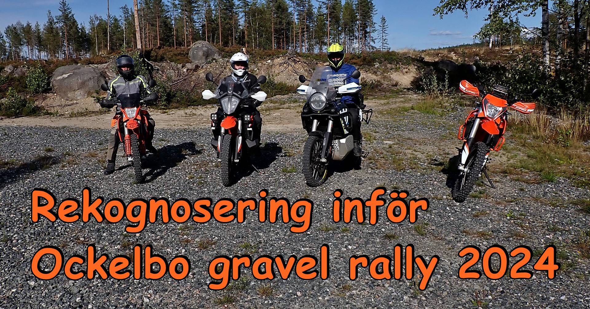 Läs mer om artikeln Rekognosering inför Ockelbo gravel rally 2024