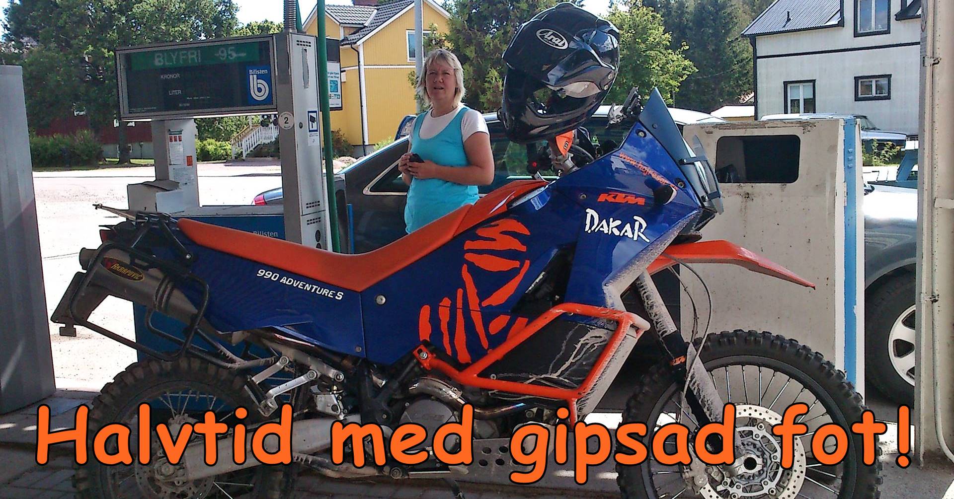 Läs mer om artikeln Halvtid med gipsad fot.