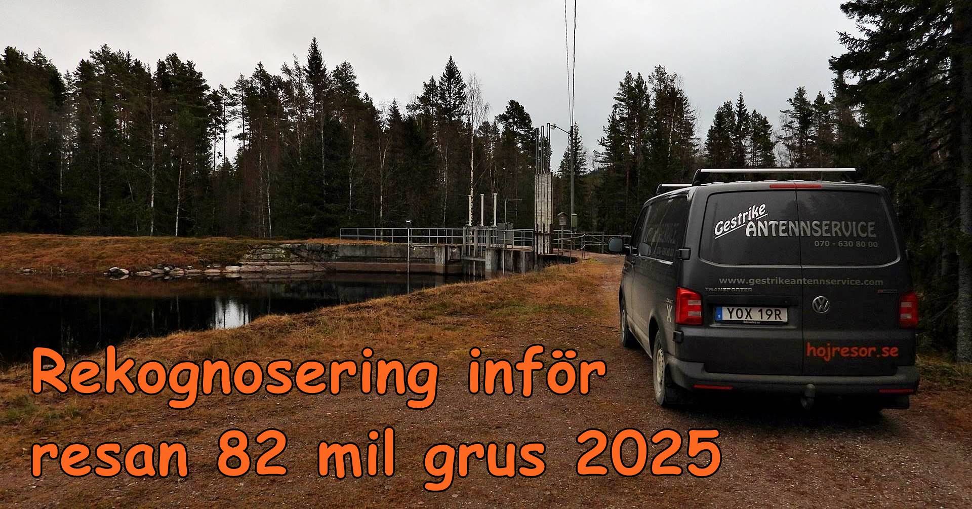 Läs mer om artikeln Rekognosering inför resan 82 mil grus.